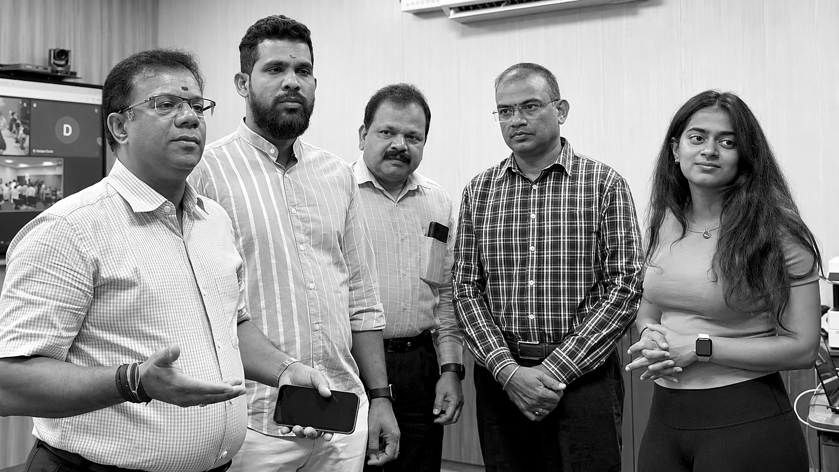 Neysa Sanghavi with colleagues during Goa government health rounds