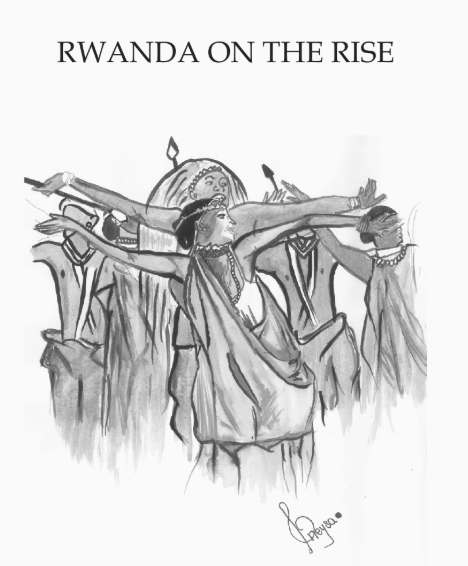 Cover illustration for Rwanda on the Rise by Neysa Sanghavi